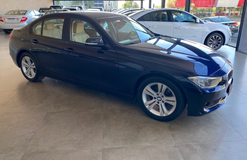 BMW 320I 2.0 16V TURBO ACTIVE FLEX 4P AUTOMÁTICO ANO 2015 COR AZUL